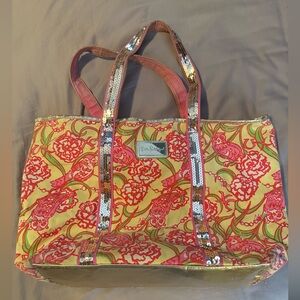 Lilly Pulitzer Chi Omega Tote